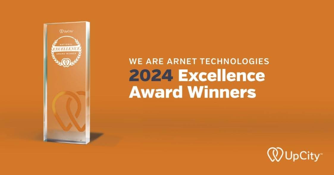 Arnet Technologies Wins UpCity 2024 Excellence Award